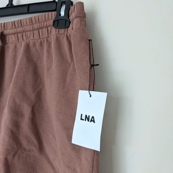 LNA Revolve Clove Long Terry Drawstring Short - Picture 5 of 8